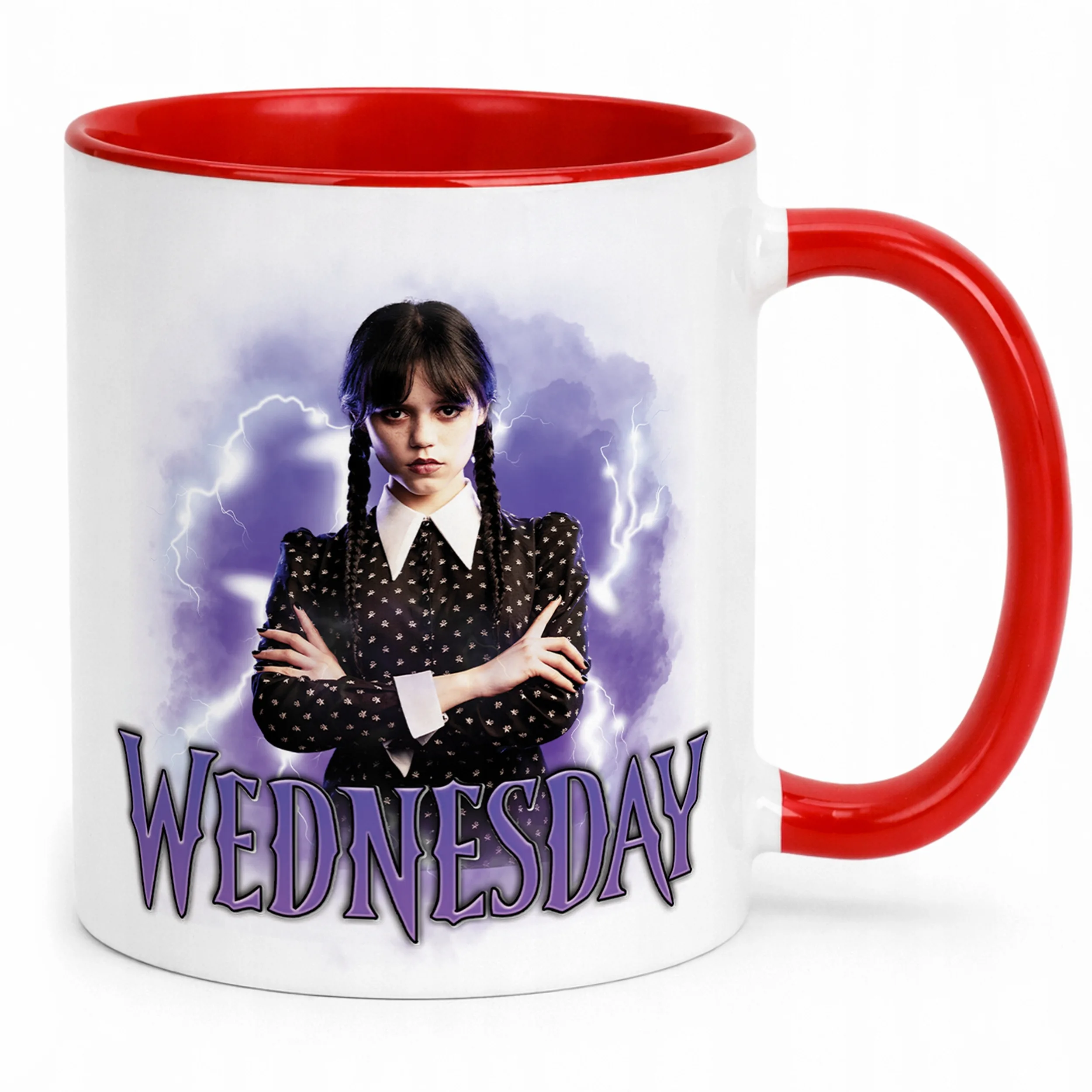 Kubek ceramiczny Nevermore Wednesday Addams Dla Fanów Prezent