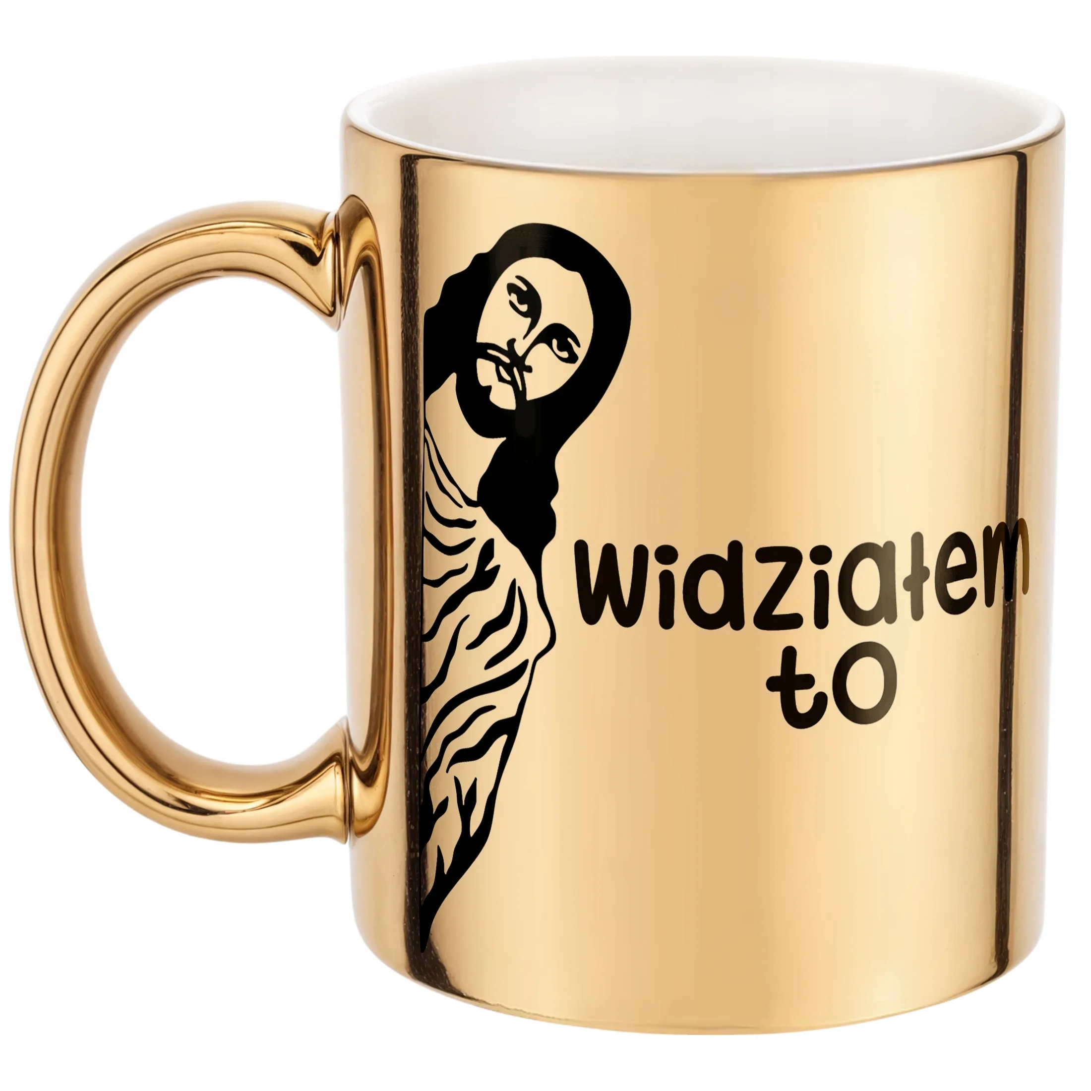 Złoty Kubek Widziałem To Jezus Śmieszny Zabawny Prezent