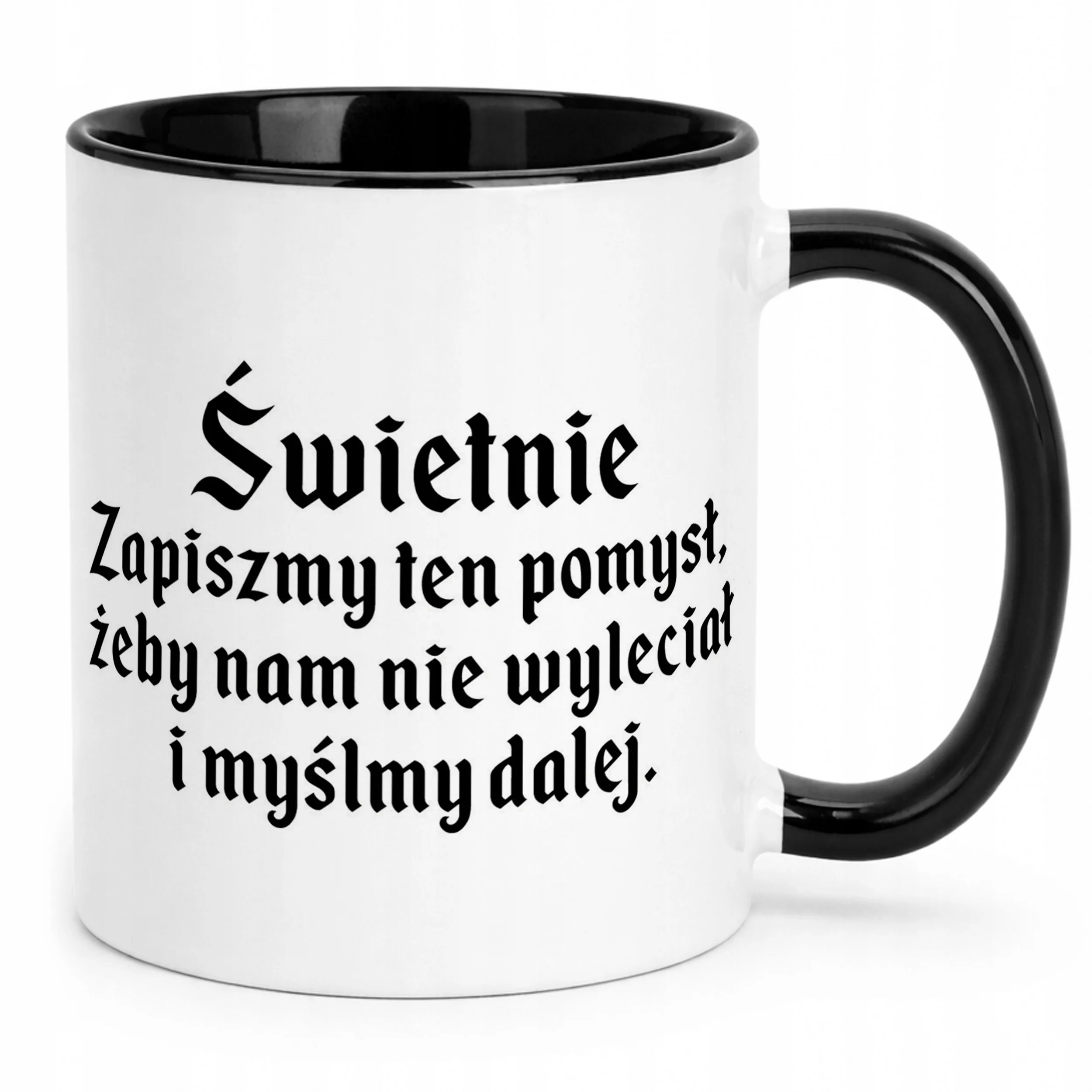 Kubek Czarny 1670 Zapiszmy Ten Pomysł I Myślmy Dalej Jan Paweł