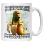 Kubek ceramiczny Chimpanzini Bananini viral tiktok brainrot