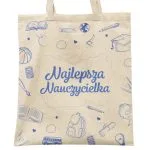 Torba bawełniana Dzień Nauczyciela Najlepsza Nauczycielka Prezent Upominek
