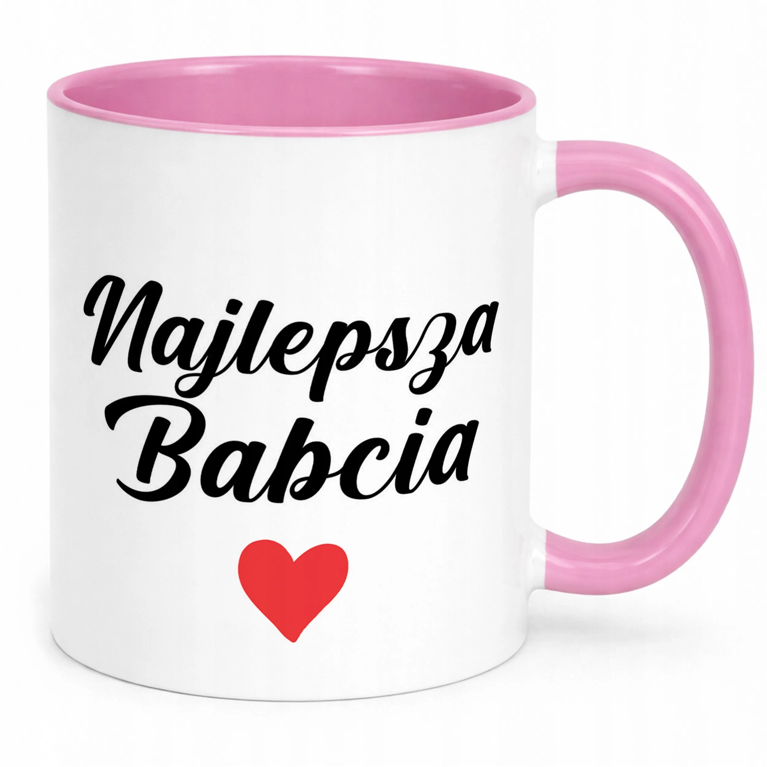Kubek Różowy Dzień Babci Dla Babci Prezent Upominek