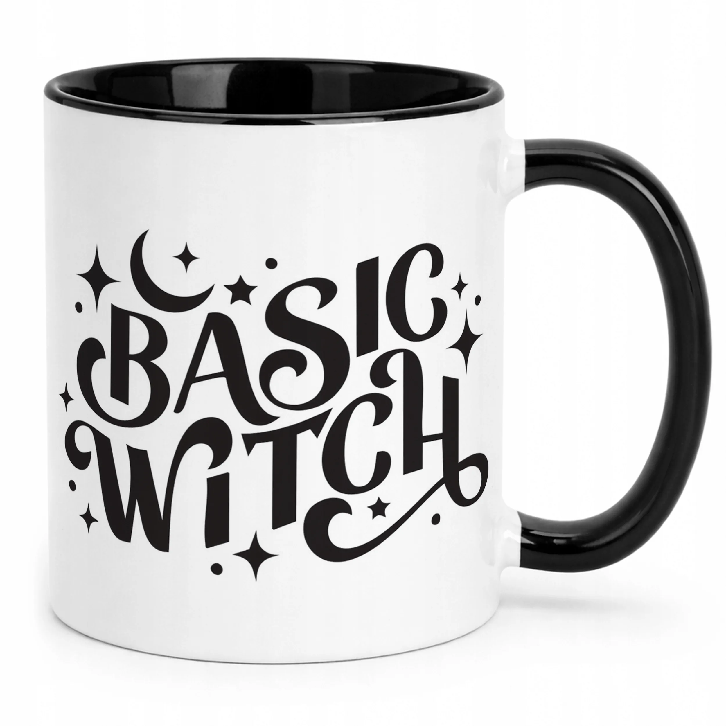 Kubek Czarny Halloween Basic Witch Jesień Wiedźma Prezent Upominek