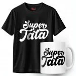 Zestaw Kubek + Koszulka Dzień Ojca Dla Taty Super Tata Prezent