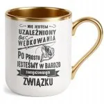 Kubek Premium Złoty Dla Wędkarza Wędkowanie Ryby Zabawny Prezent