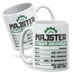 Kubek ceramiczny Majster Stawka Godzinowa Zabawny Prezent Upominek