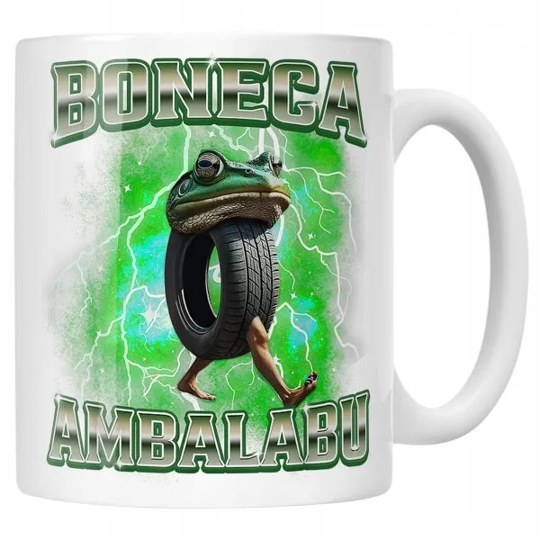 Kubek ceramiczny Boneca Ambalabu viral tiktok brainrot mem