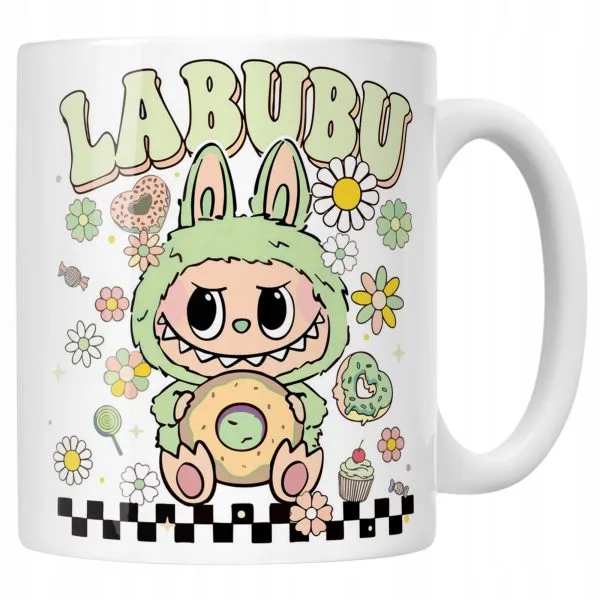 Kubek ceramiczny Labubu Dla Dzieci Prezent Urocze Potworki