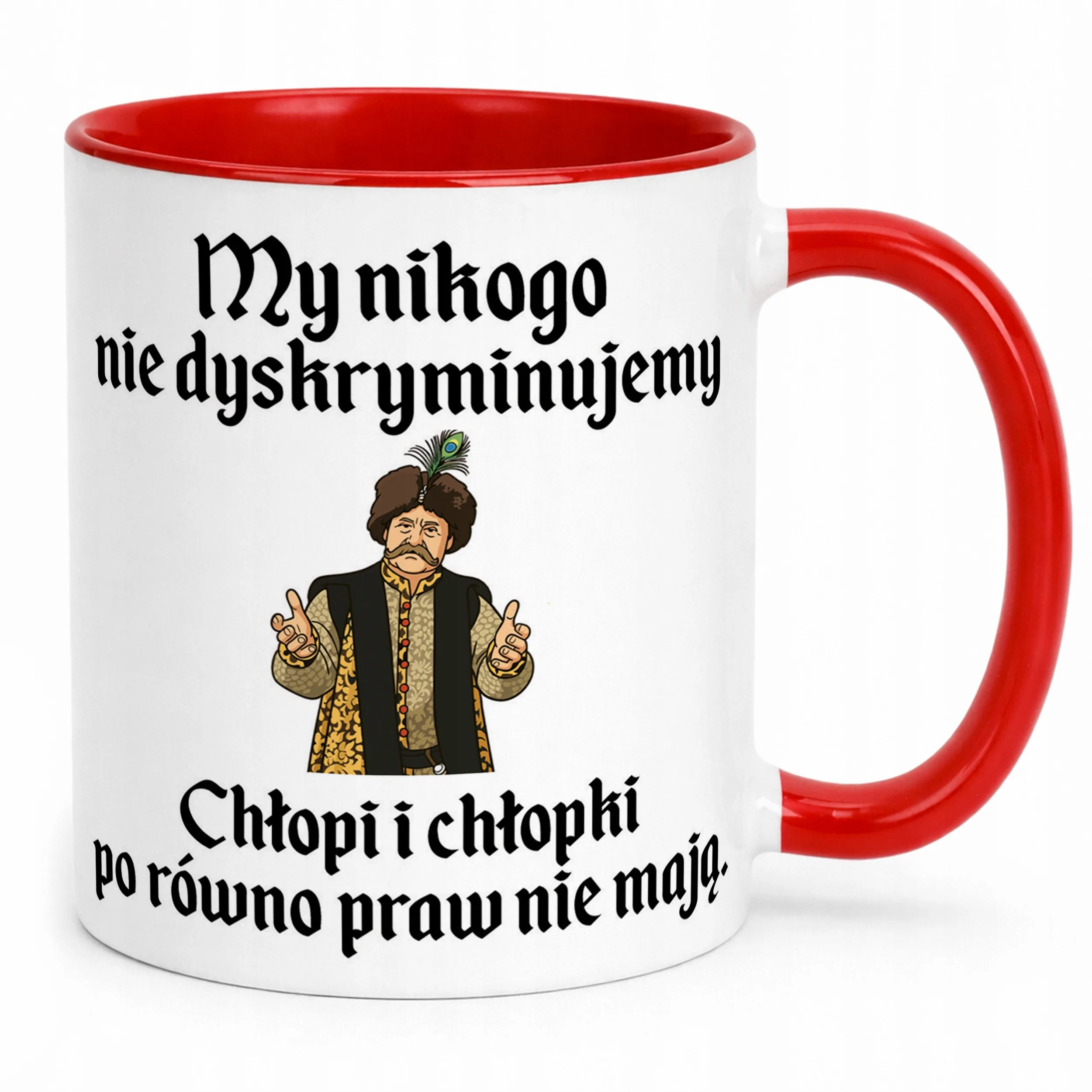 Kubek ceramiczny 1670 My Nikogo Nie Dyskrumiujemy Jan Paweł Prezent