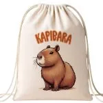 Plecak bawełniany Kapibara Capybara Zwierzak Prezent