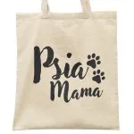 Torba bawełniana na zakupy Psia Mama Dla Miłośniczki Właścicielki Psa Psów