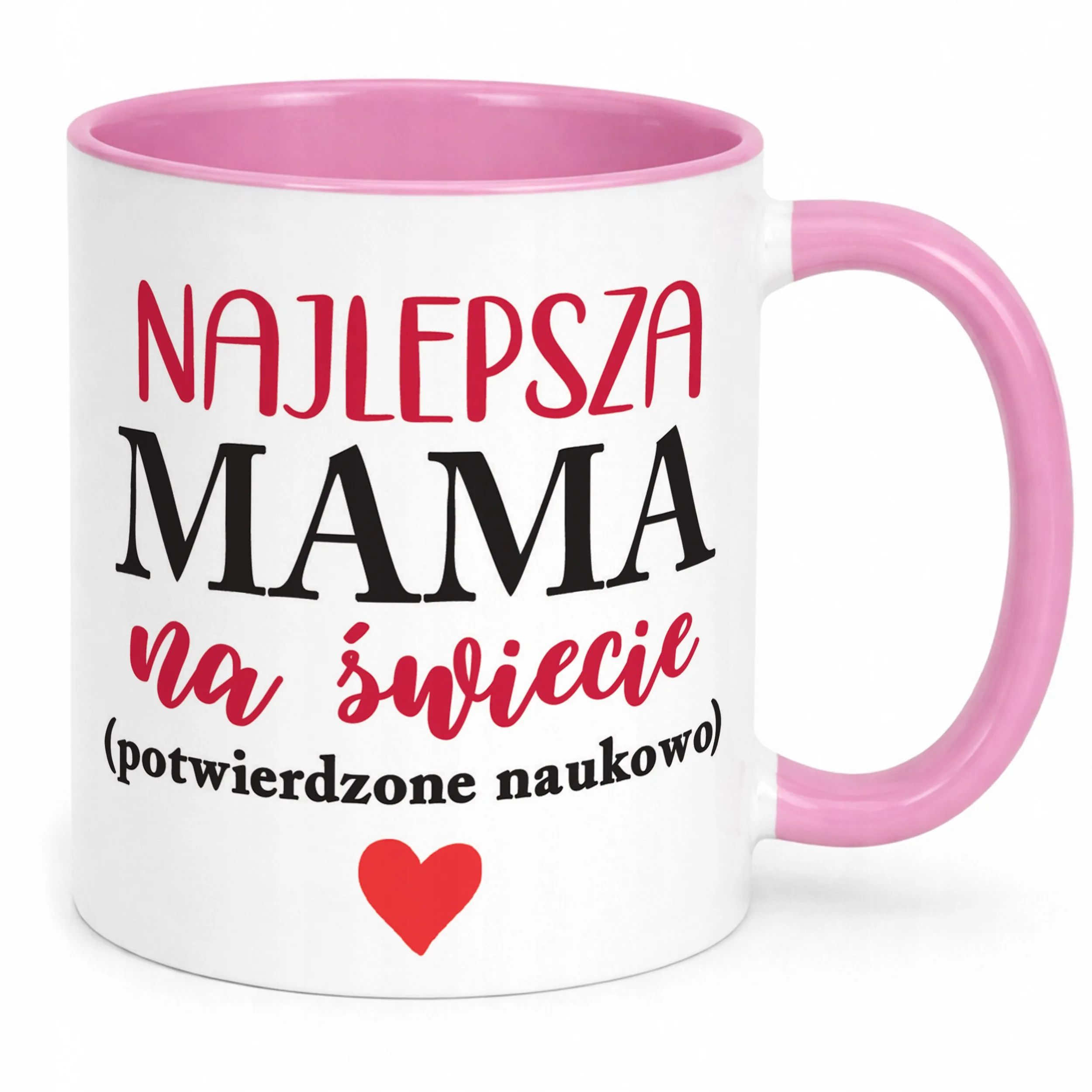Kubek Różowy Dzień Matki Dla Mamy Prezent Najlepsza Mama na Świecie