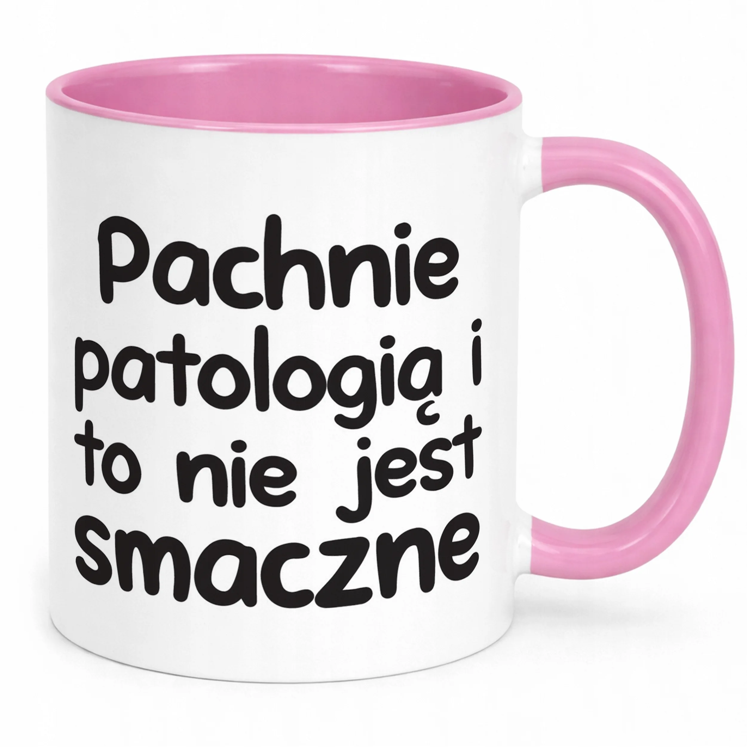 Kubek Różowy Pachnie Patologią I To Nie Jest Śmieszny Zabawny Prezent