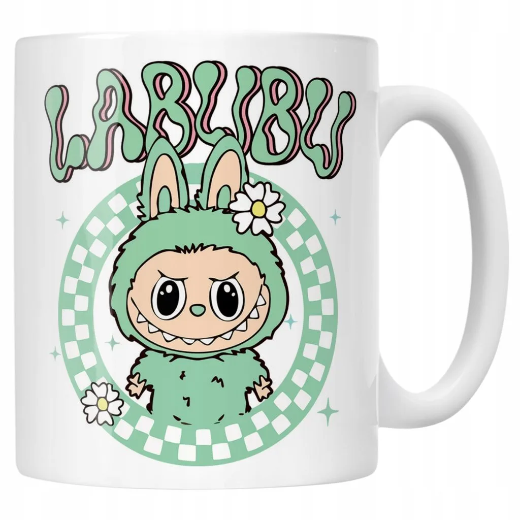 Kubek ceramiczny Labubu Dla Dzieci Prezent Urocze Potworki