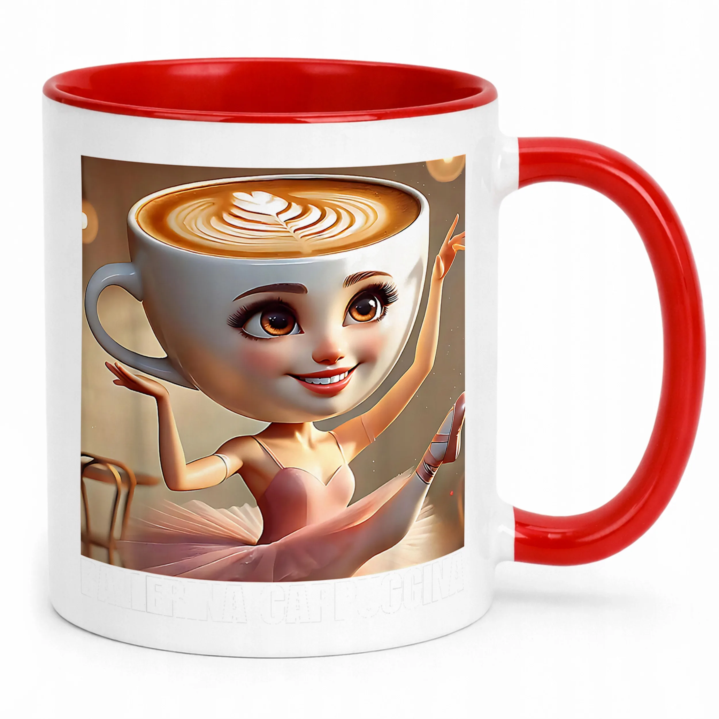 Kubek ceramiczny Ballerina Cappuccina viral tiktok mem