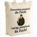 Torba bawełniana premium na zakupy 1670 Zamawiałem Pomyślność Dla Polski