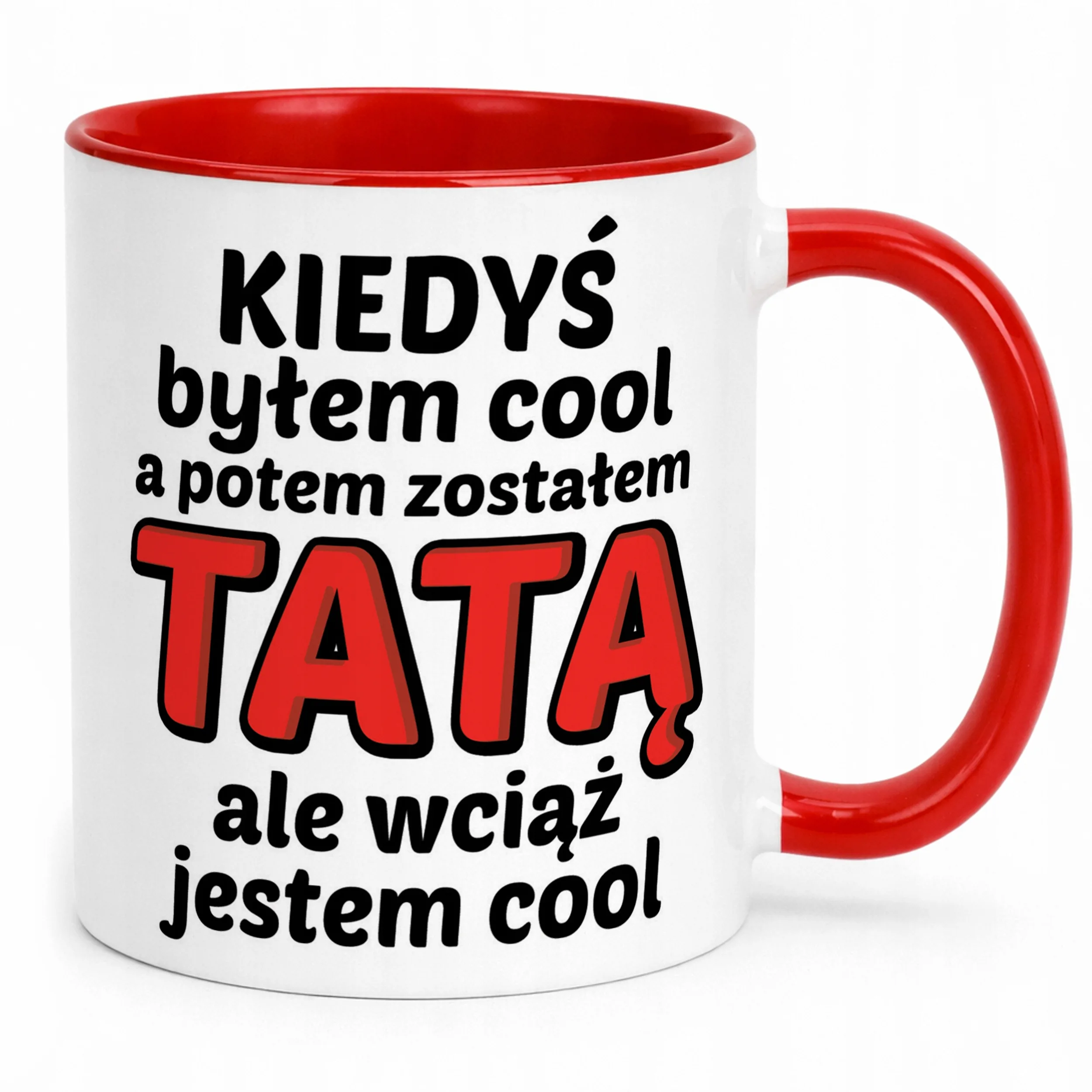 Kubek ceramiczny Dzień Ojca Dla Taty Kiedyś Byłem Cool Prezent
