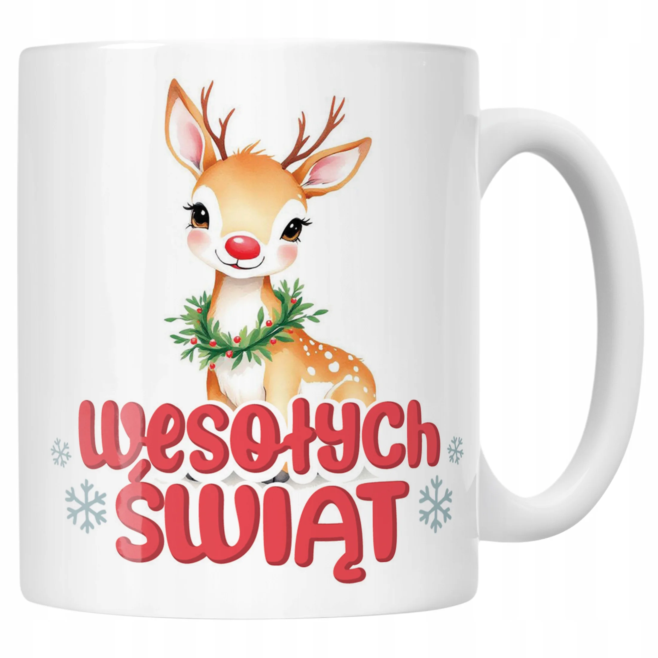 Kubek Ceramiczny Świąteczny Wesołych Świąt Boże Narodzenie Prezent