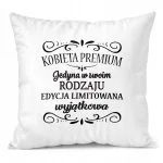 Poduszka 38x38cm Dzień Kobiet Prezent Dla Kobiety Kobieta Premium
