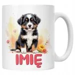 Kubek ceramiczny personalizowany Pies Piesek Zwierzak Słodki Dla Dzieci