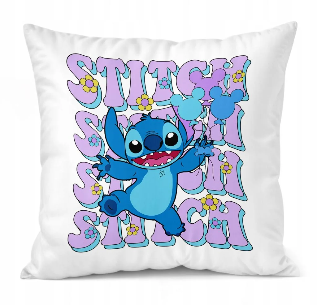 Poduszka 38x38cm Stitch Lilo i Stich Bajka Dla Dzieci Prezent