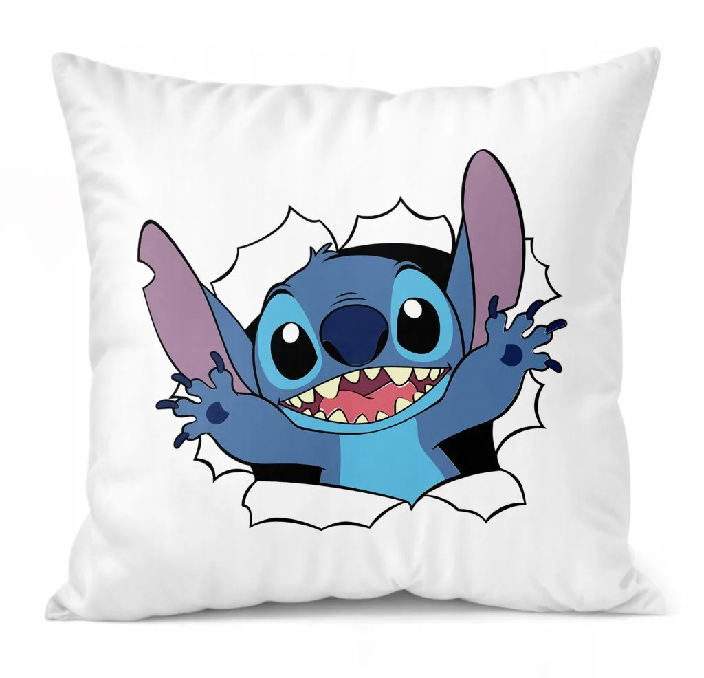 Poduszka 38x38cm Stitch Lilo i Stich Bajka Dla Dzieci Prezent