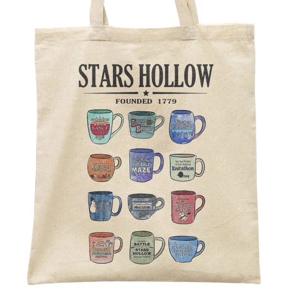 Torba bawełniana na zakupy Gilmore Girls Stars Hollow Dla Fanów Serialu