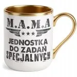 Kubek Premium Złoty Dzień Matki Dla Mamy Prezent Mama Jednostka Do Zadań
