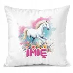 Poduszka 38x38cm Personalizowana Z Koniem Koń Słodki Dla Dzieci
