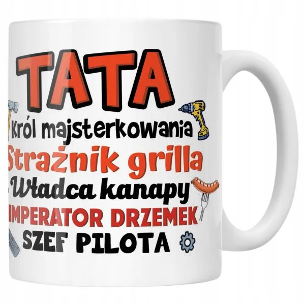Kubek ceramiczny Dzień Ojca Dla Taty Majstra Prezent