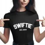 Koszulka damska czarna Taylor Swift The Eras Tour