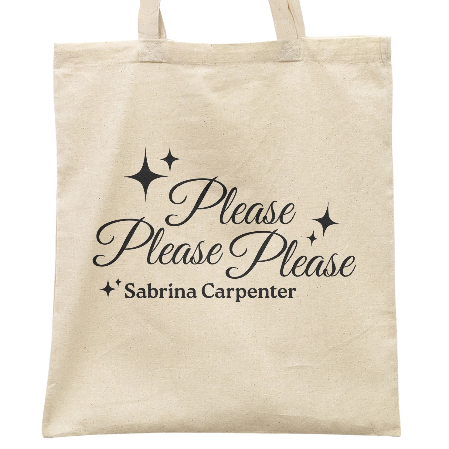 Torba bawełniana na zakupy 42×38 Sabrina Carpenter Please Please Please