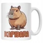 Kubek ceramiczny Kapibara Capybara Zwierzak Słodki Dla Dzieci Prezent