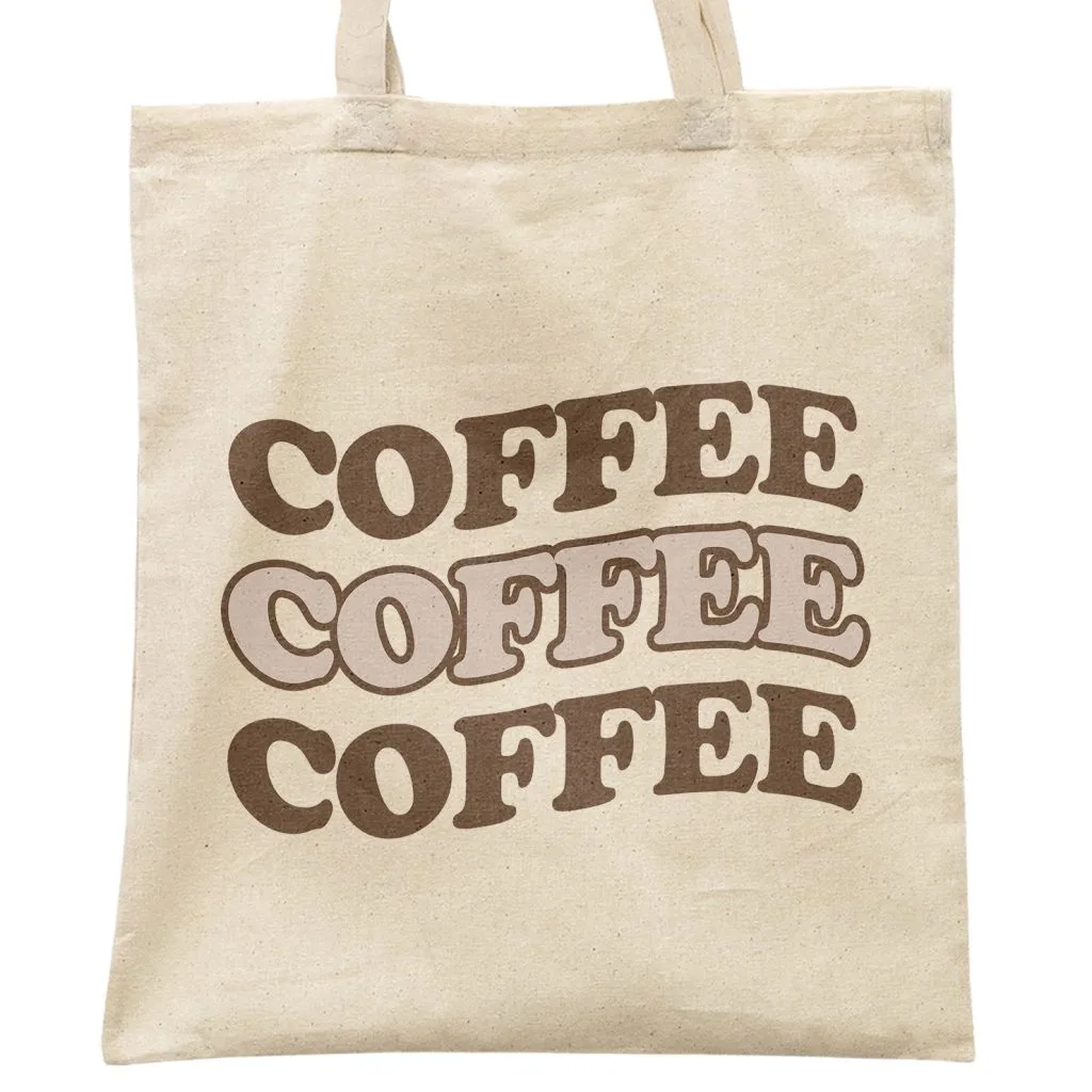 Torba bawełniana materiałowa na zakupy COFFEE Kawa Dla Miłośników Kawy