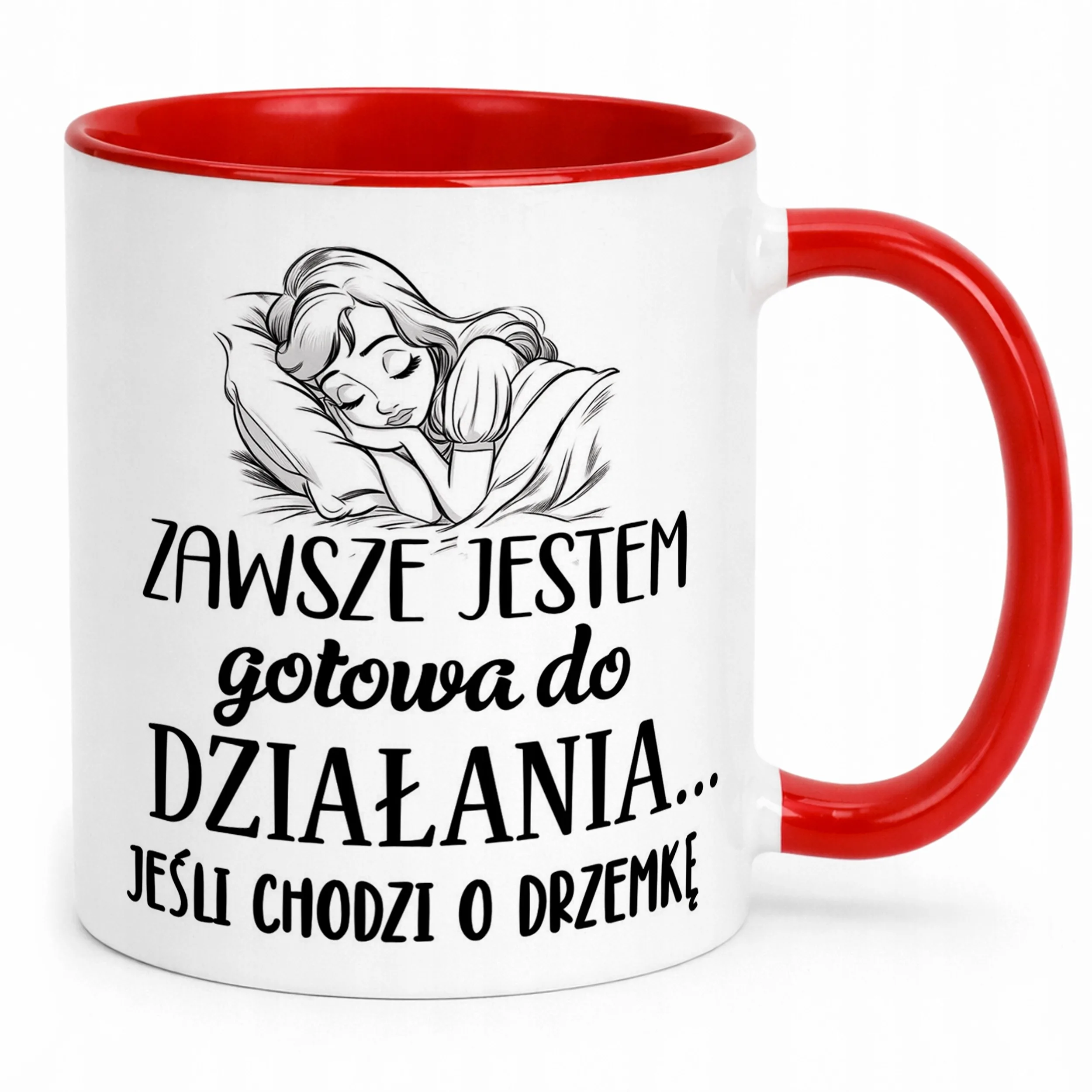 Kubek Czerwony Dzień Kobiet Dla Kobiety Dziewczyny Prezent Upominek