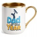 Kubek Premium Złoty Dzień Ojca Dla Taty Dad Of The Year Prezent