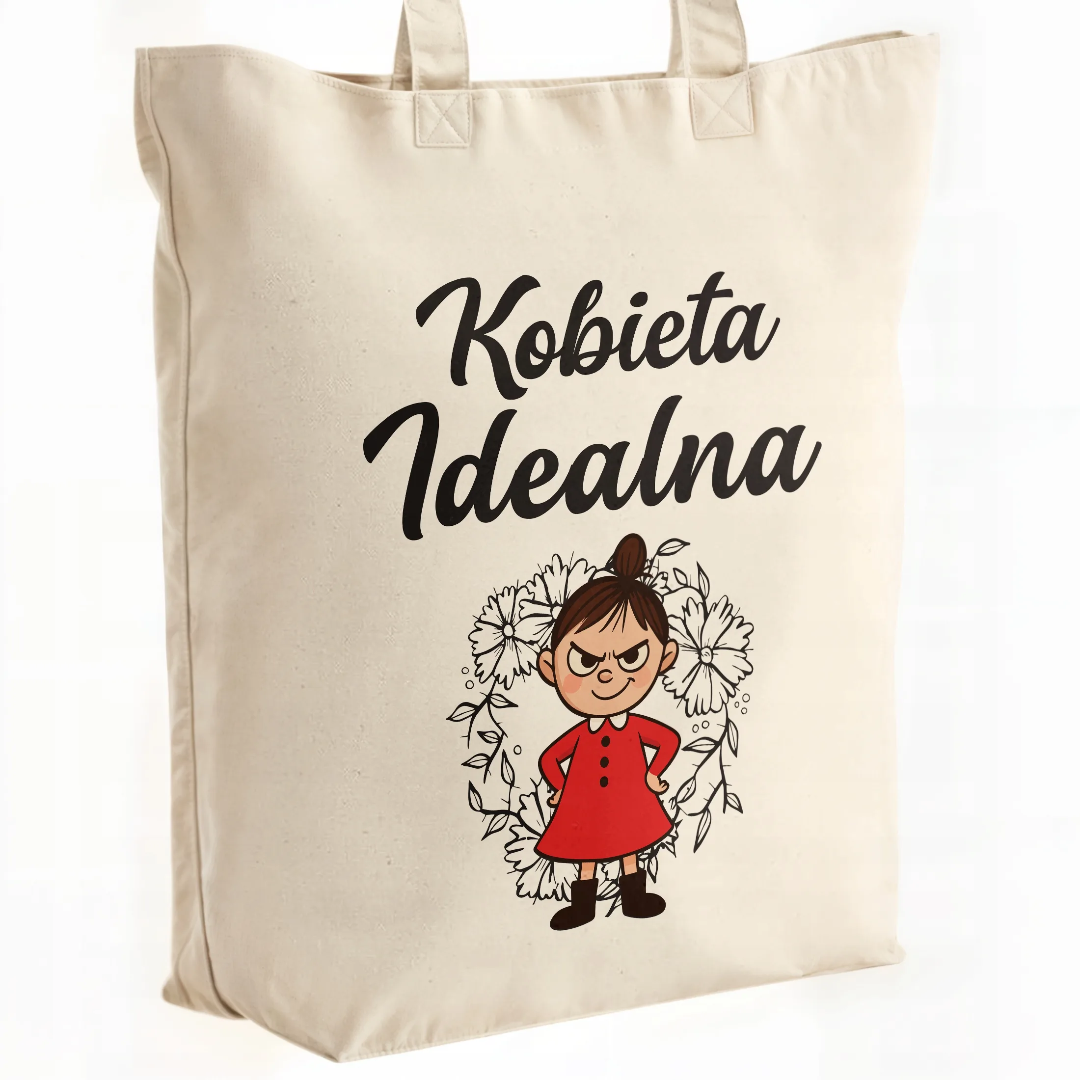 Torba bawełniana premium Dzień Kobiet Prezent Zabawny Upominek