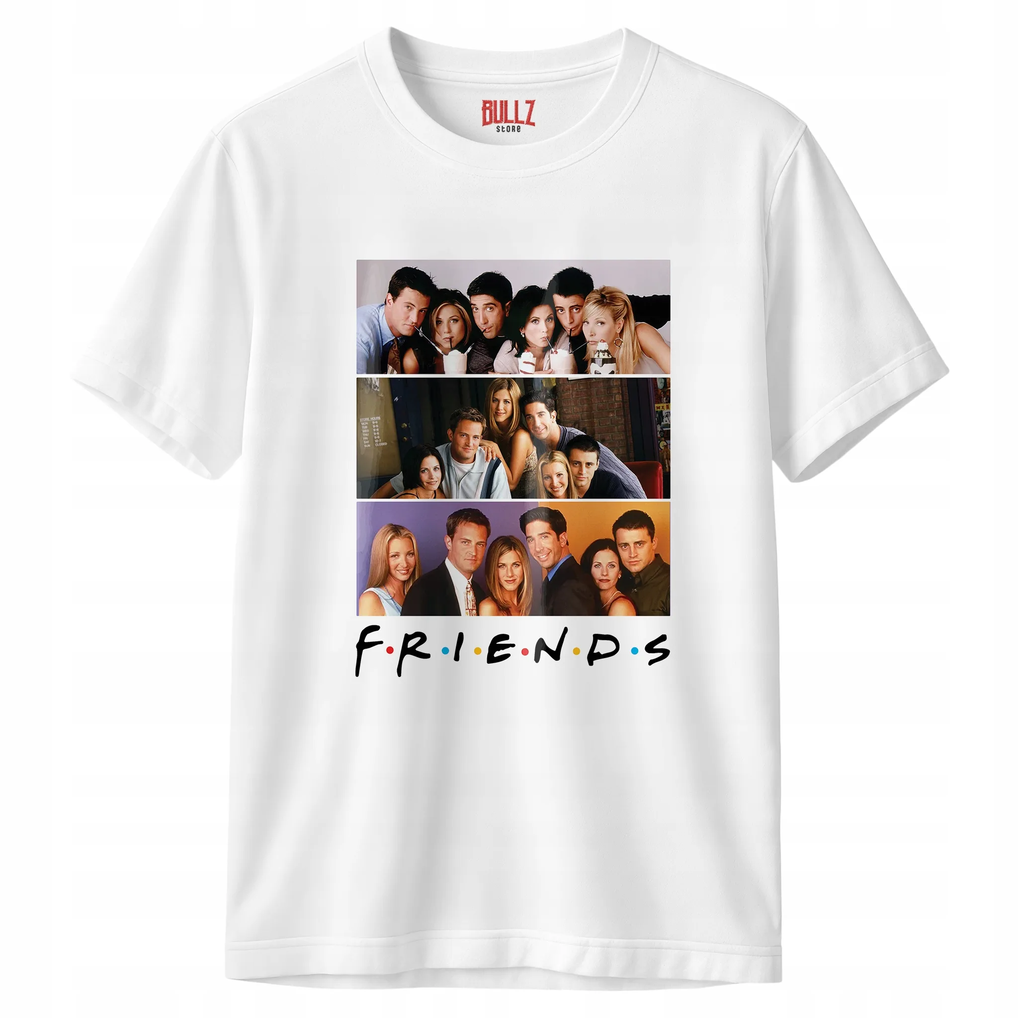 Koszulka biała męska Friends Przyjaciele Dla Fanów Serialu r. 3XL