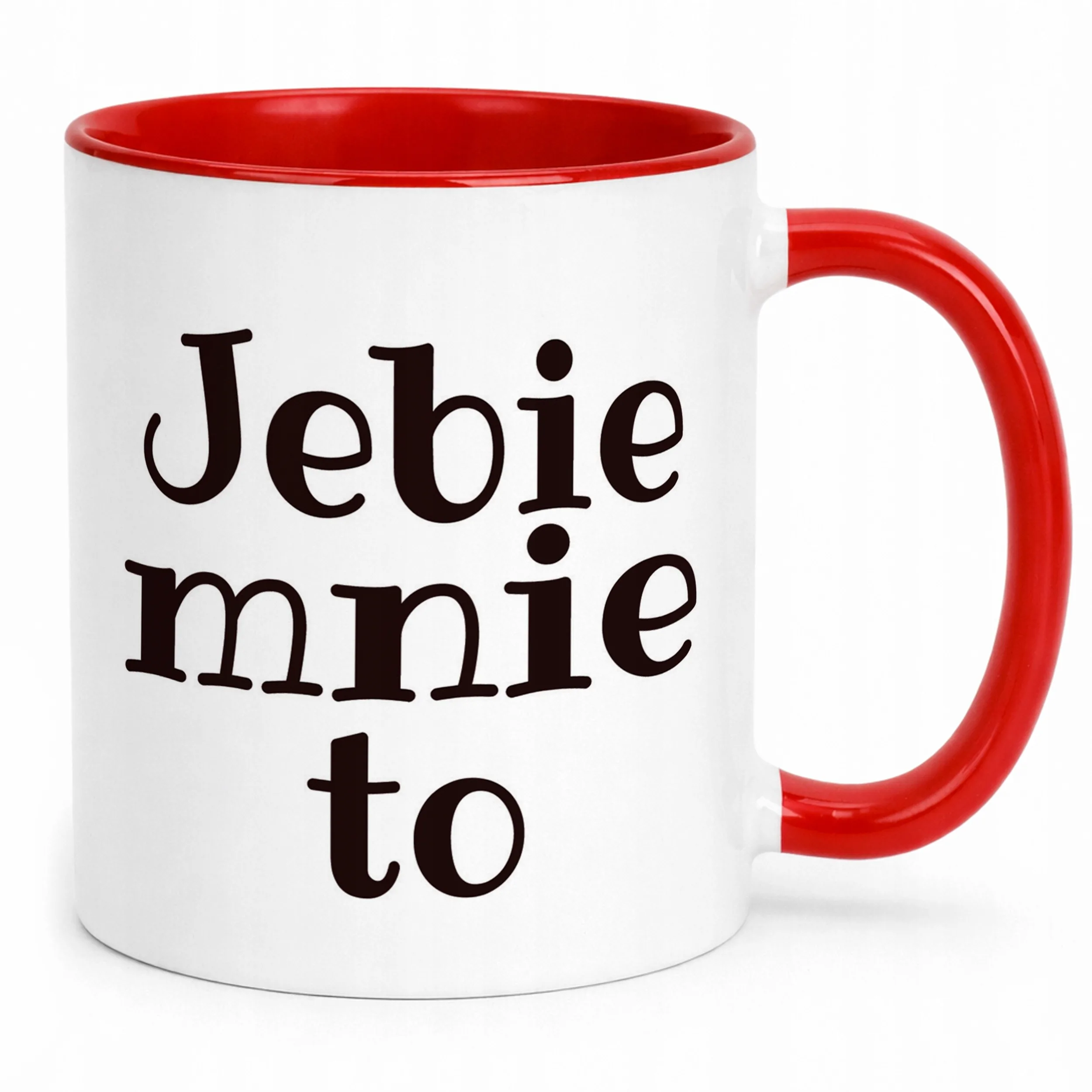 Kubek ceramiczny Jeb*e Mnie To Śmieszny Zabawny Prezent
