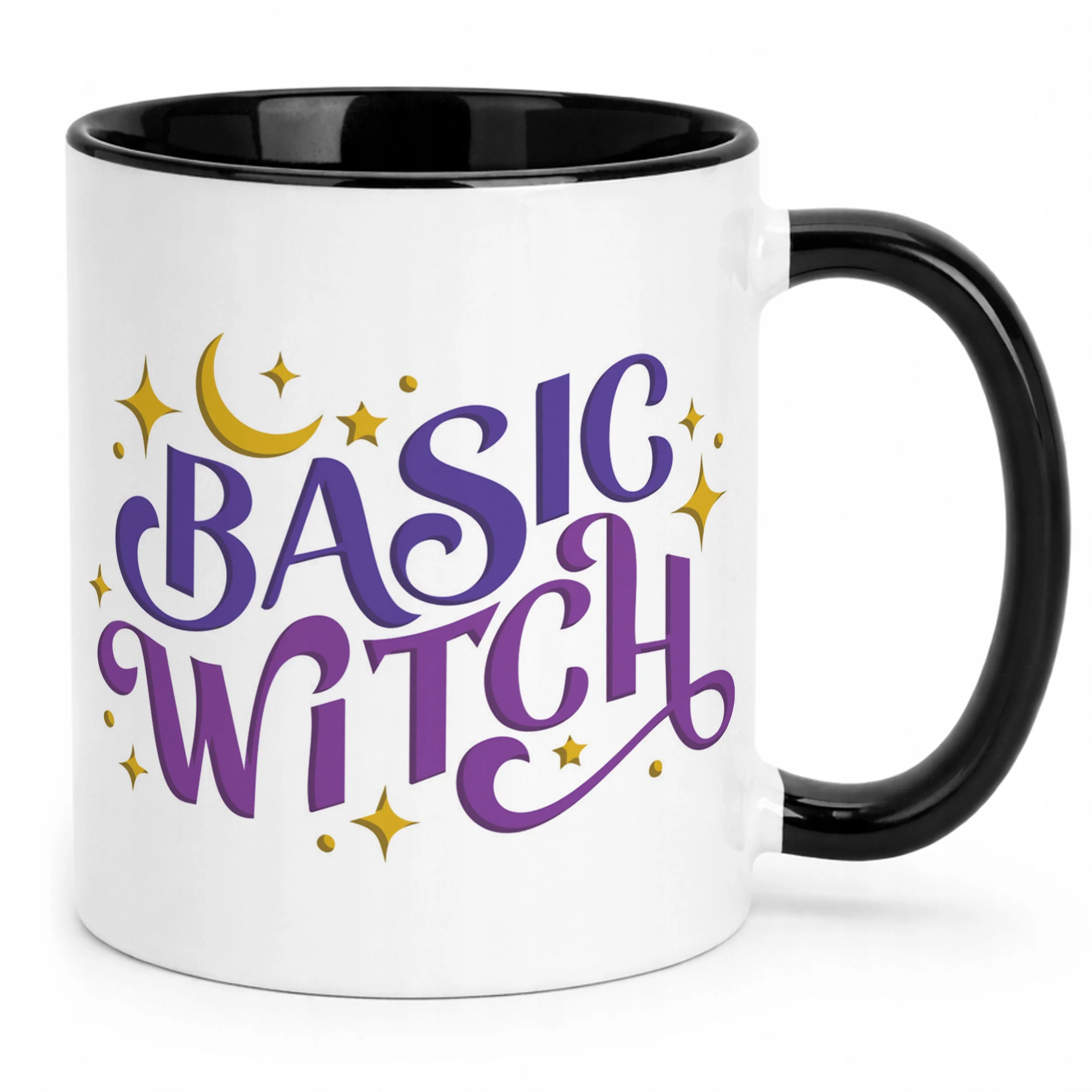 Kubek Czarny Halloween Basic Witch Jesień Wiedźma Prezent Upominek