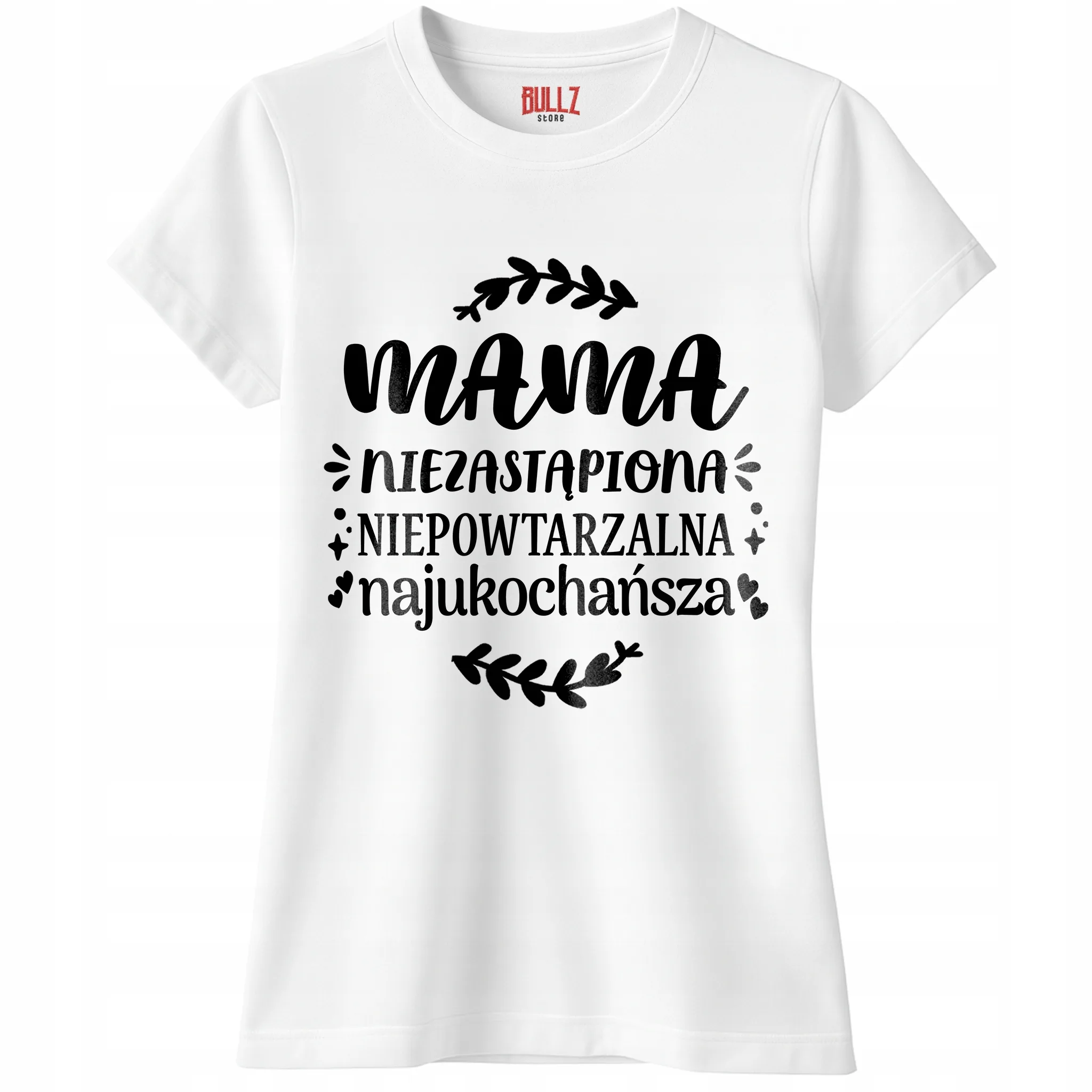 Koszulka biała damska Dzień Matki Dla Mamy Prezent Upominek