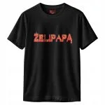 Koszulka czarna męska Żelipapą Śmieszne Memy r. 3XL