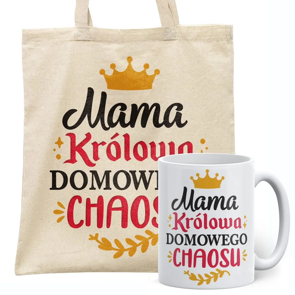 Zestaw Kubek + Torba Dzień Matki Dla Mamy Prezent Upominek