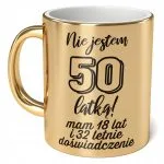 Kubek ceramiczny 330 ml Nie jestem 50 Na 50 Urodziny Prezent Dla Kobiety