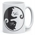 Kubek ceramiczny Koty Yin Yang Dla Kociary Prezent Upominek