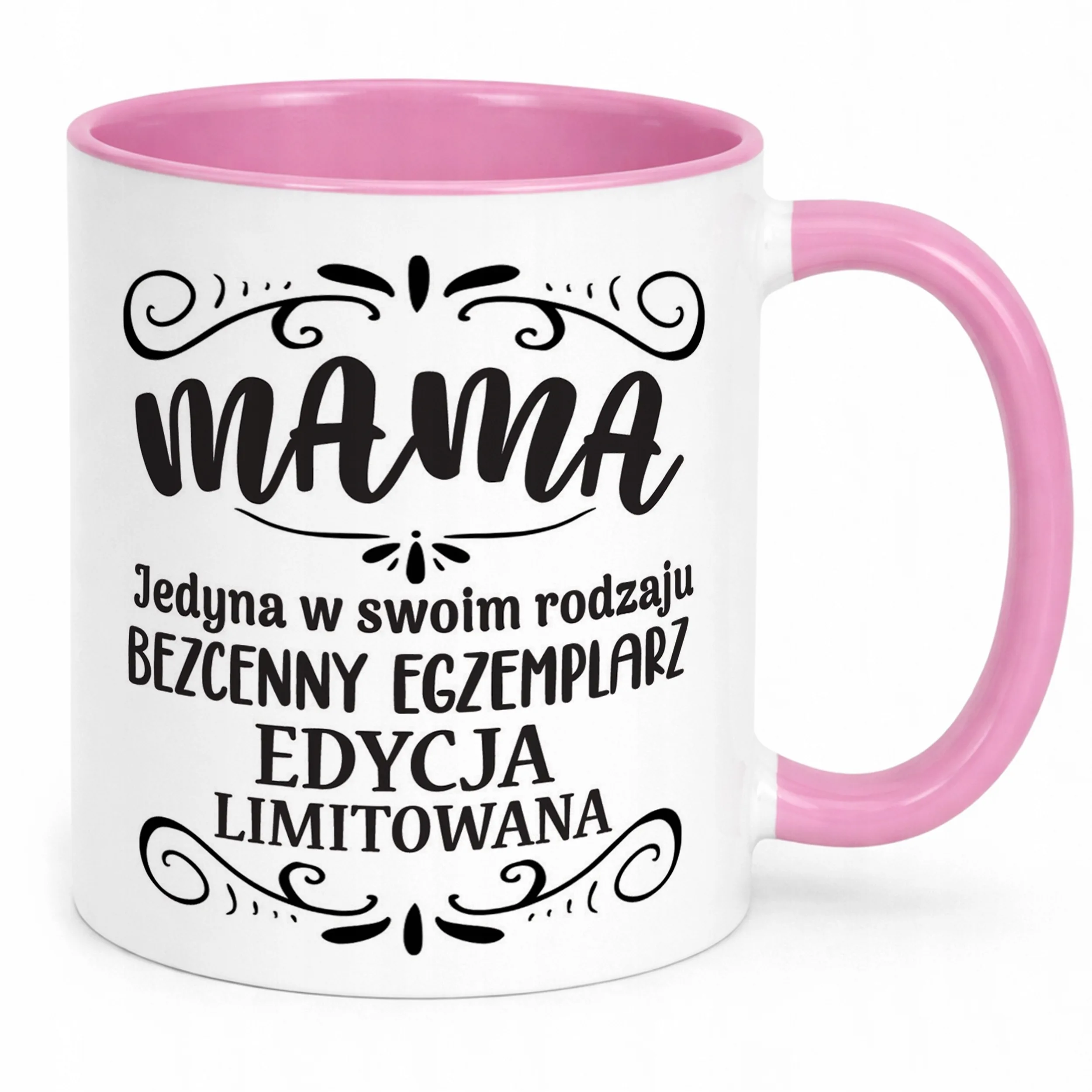 Kubek Różowy Dzień Matki Dla Mamy Prezent Mama Edycja Limitowana