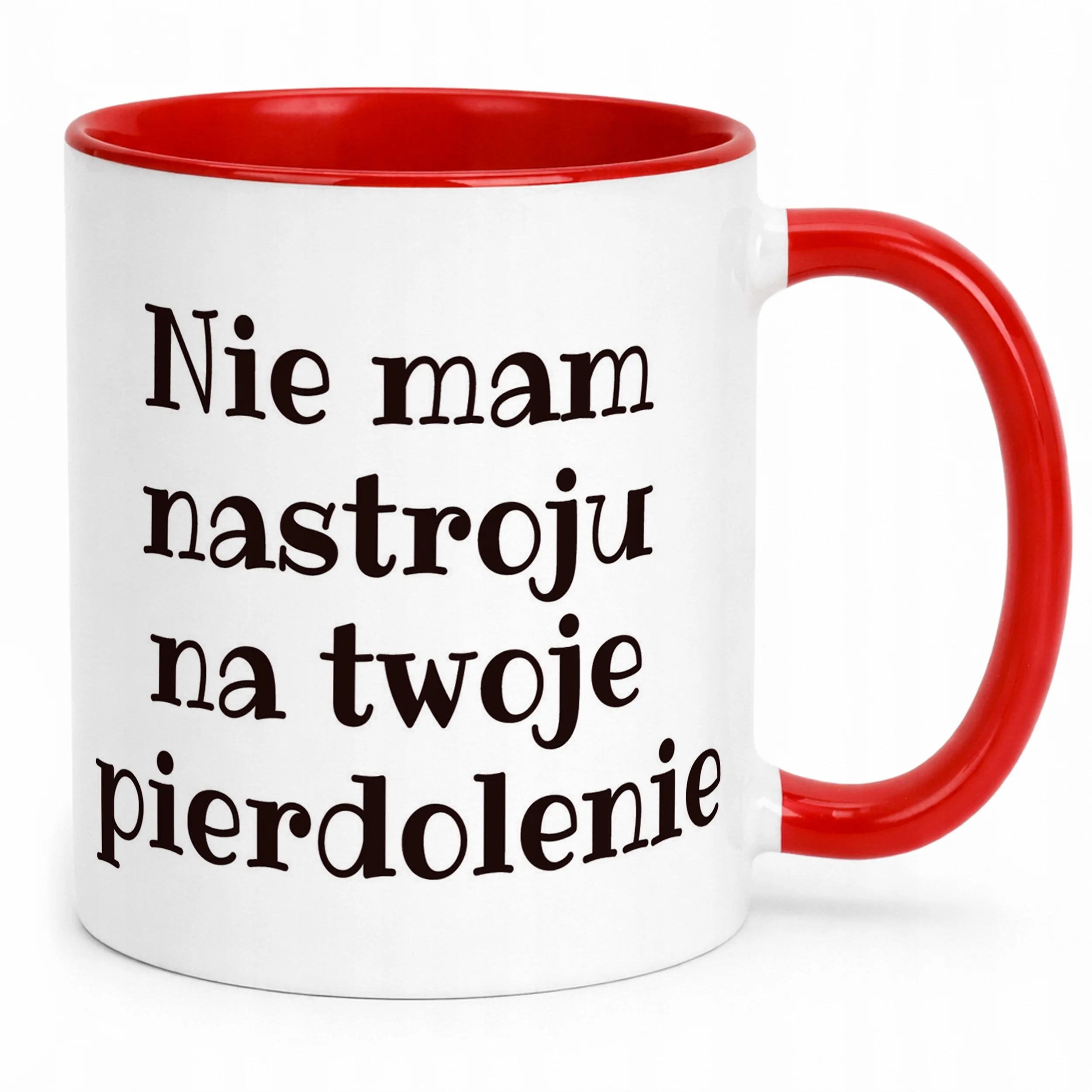 Kubek ceramiczny Nie Mam Nastroju Śmieszny Zabawny Prezent