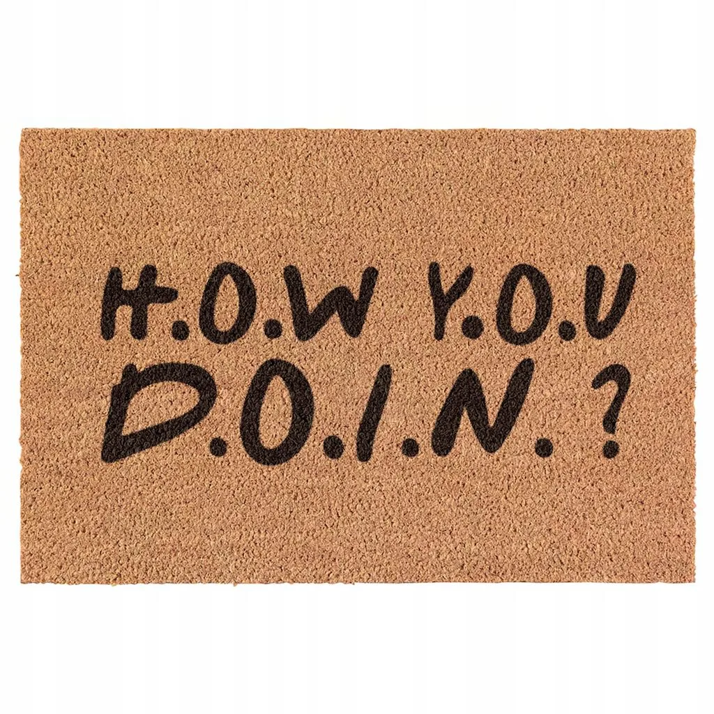Wycieraczka How You Doin? Friends Przyjaciele kokosowa pod drzwi 60x40cm