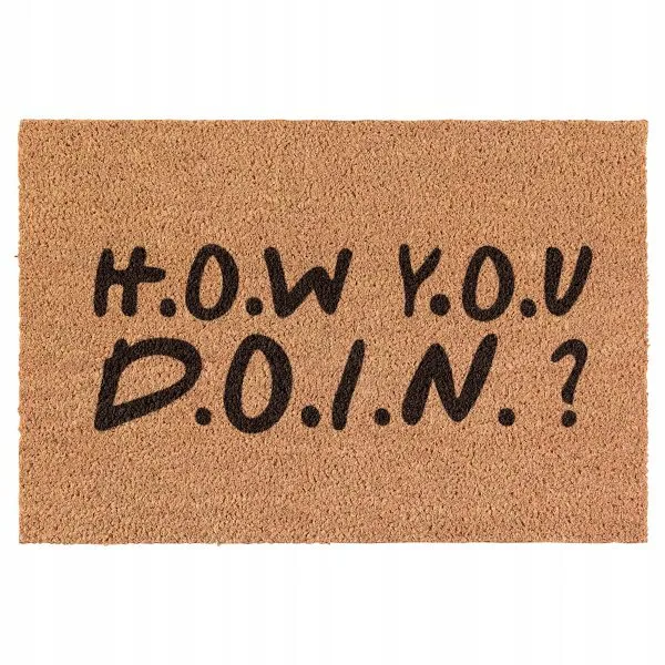 Wycieraczka How You Doin? Friends Przyjaciele kokosowa pod drzwi 60x40cm