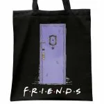 Torba bawełniana czarna na zakupy Friends Dla Fanów Serialu